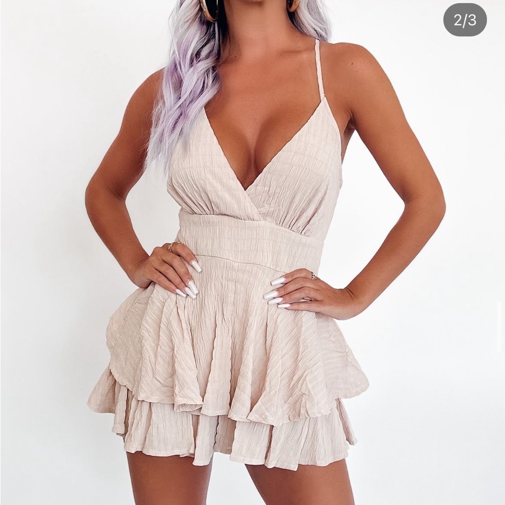 Tie back Romper